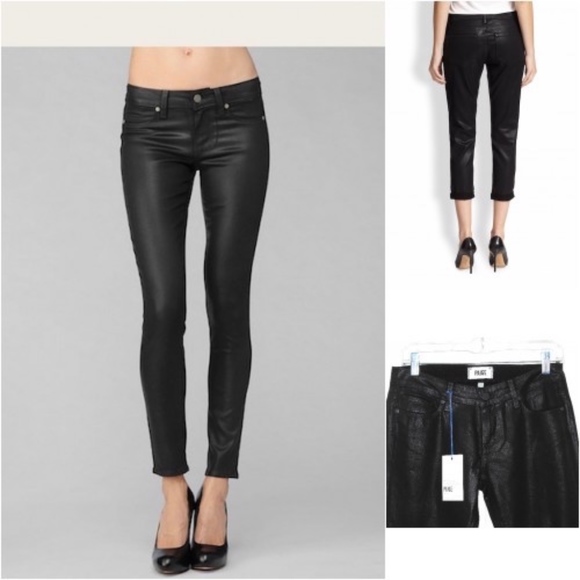 black silk jeans